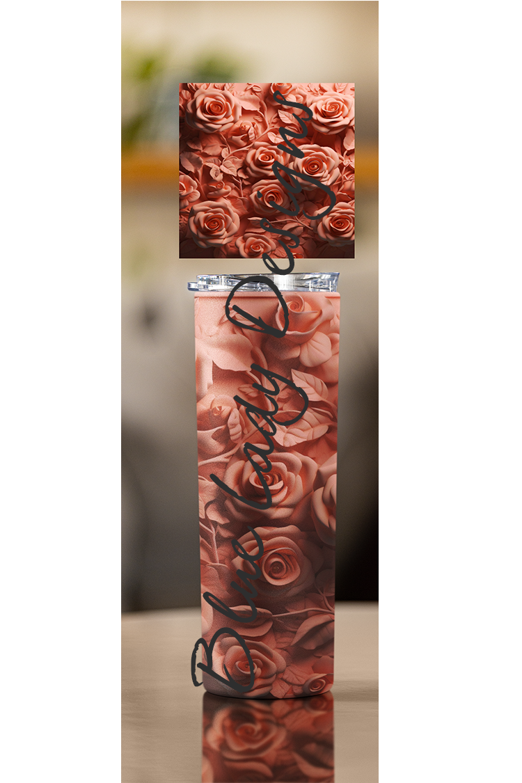 3D Flower Tumbler (20oz)