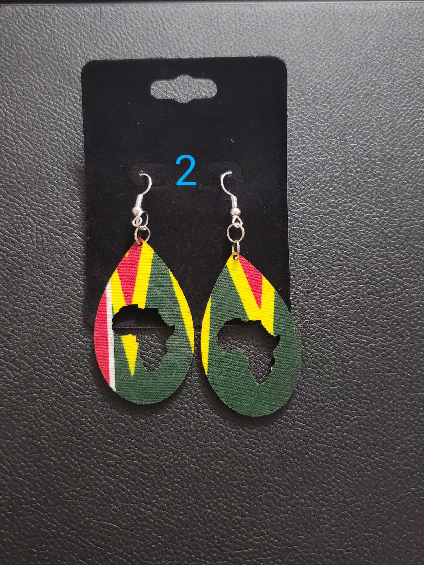 Tear Drop Africa Earrings