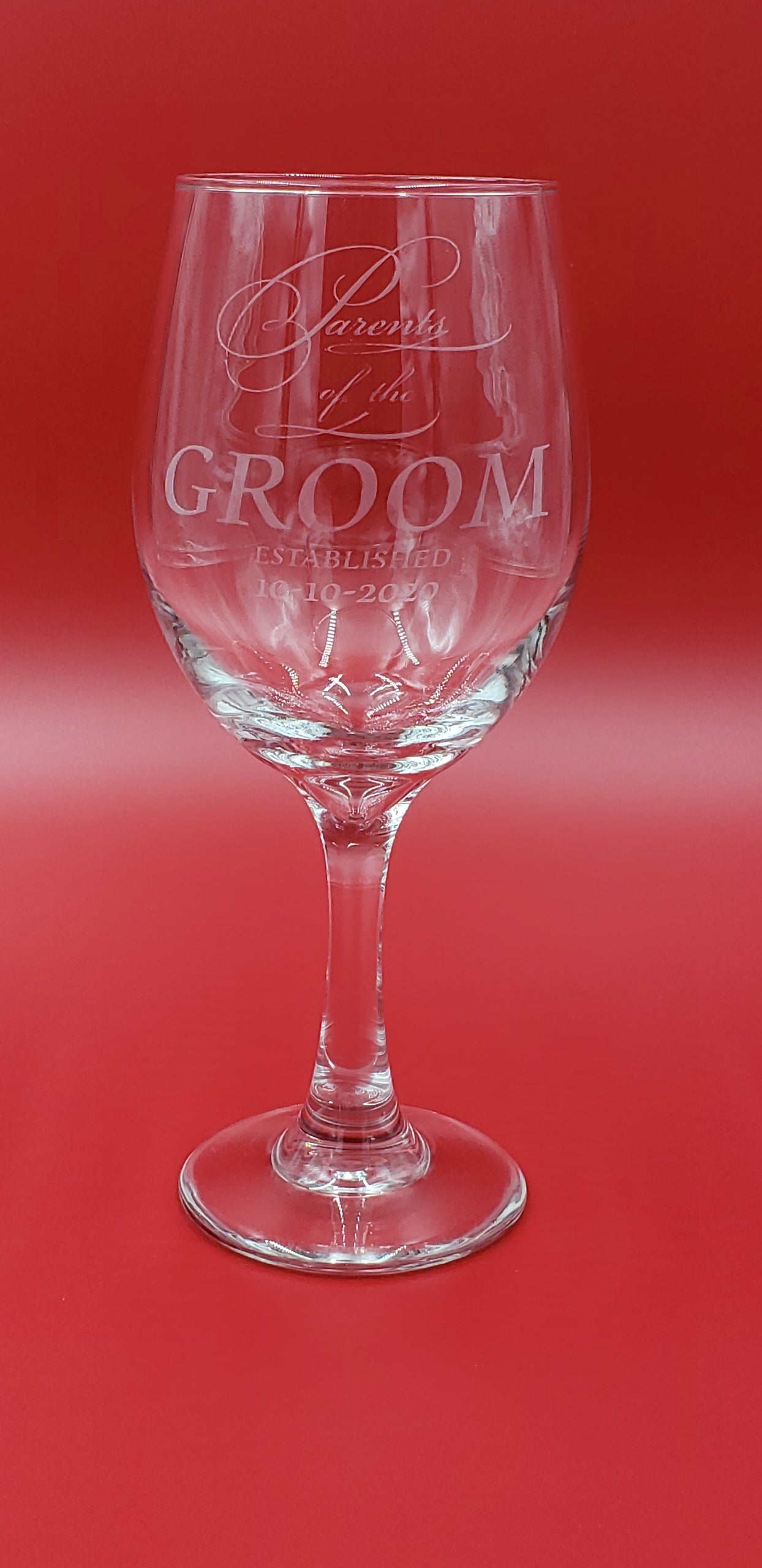 Engraved Wine Glasses