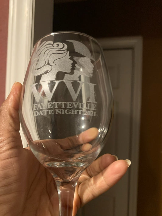 Engraved Wine Glasses